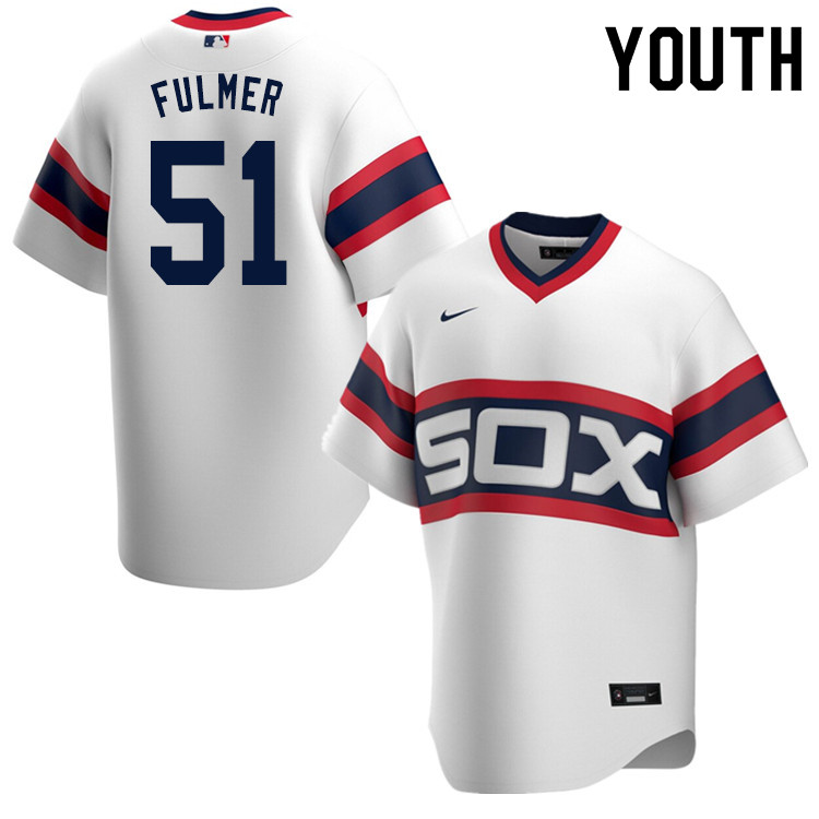 Nike Youth #51 Carson Fulmer Chicago White Sox Baseball Jerseys Sale-White